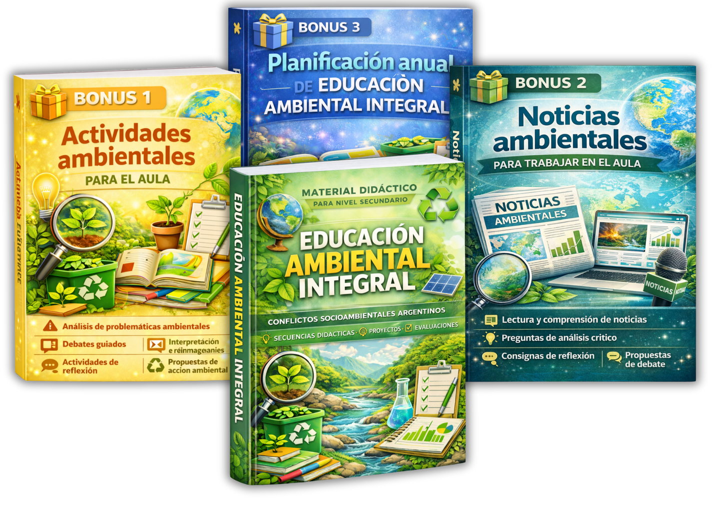 KIT EDUCACIÓN AMBIENTAL INTEGRAL + 3 BONUS EXCLUSIVOS